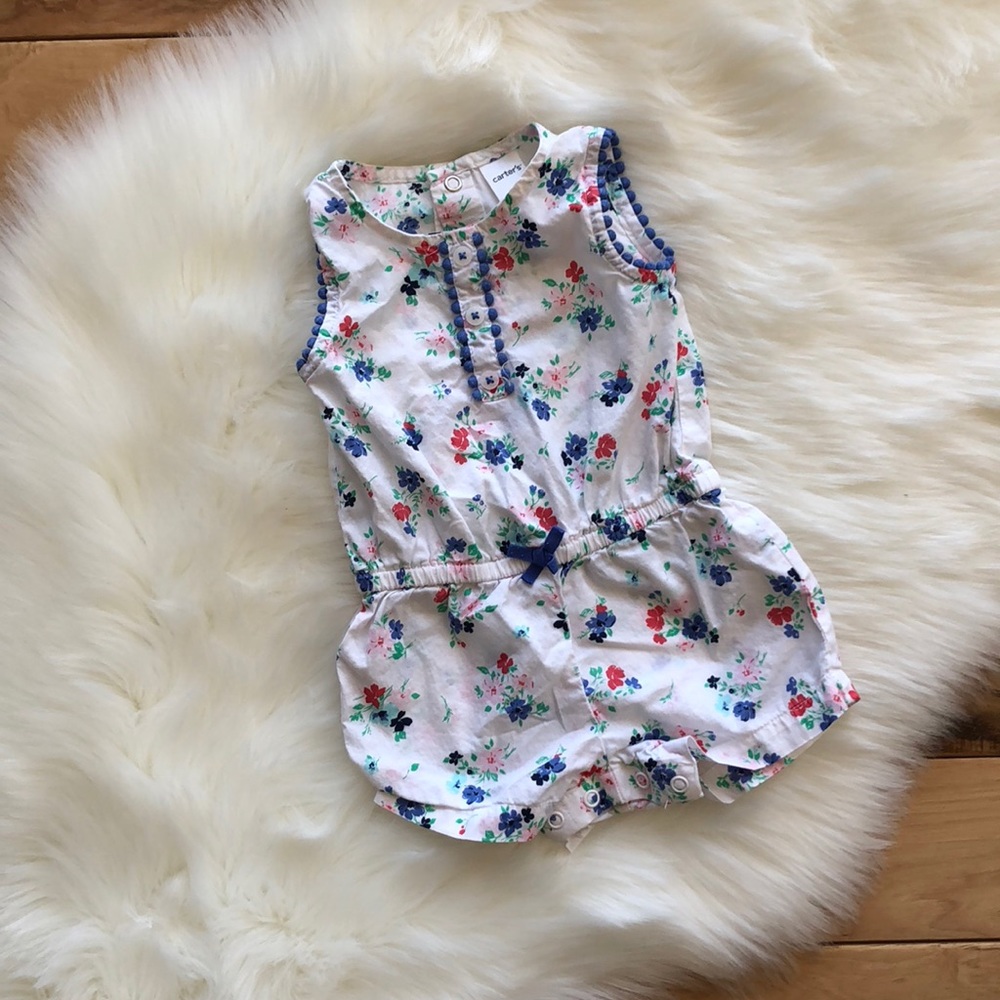 Carter’s Floral Print Infant Romper